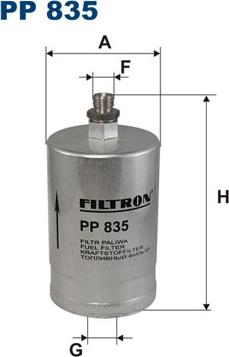 Filtron PP835 - Degvielas filtrs ps1.lv