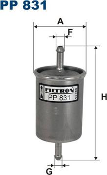Filtron PP831 - Degvielas filtrs ps1.lv