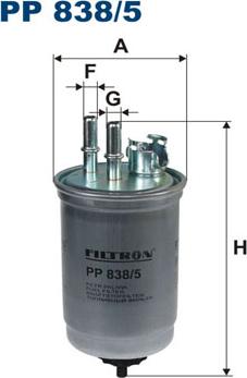 Filtron PP838/5 - Degvielas filtrs ps1.lv