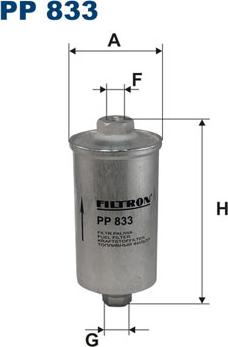 Filtron PP833 - Degvielas filtrs ps1.lv