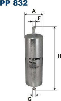 Filtron PP832 - Degvielas filtrs ps1.lv