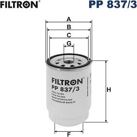 Filtron PP 837/3 - Degvielas filtrs ps1.lv