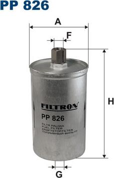 Filtron PP826 - Degvielas filtrs ps1.lv