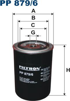 Filtron PP879/6 - Degvielas filtrs ps1.lv