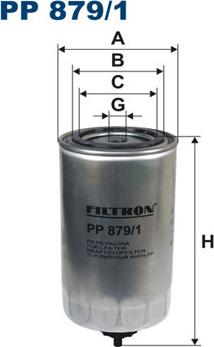 Filtron PP879/1 - Degvielas filtrs ps1.lv