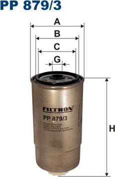 Filtron PP879/3 - Degvielas filtrs ps1.lv