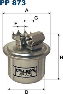 Filtron PP873 - Degvielas filtrs ps1.lv