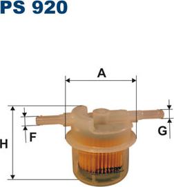 Filtron PS920 - Degvielas filtrs ps1.lv