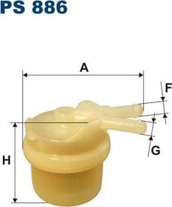 Filtron PS886 - Degvielas filtrs ps1.lv