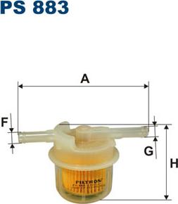 Filtron PS883 - Degvielas filtrs ps1.lv