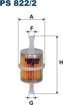 Filtron PS822/2 - Degvielas filtrs ps1.lv