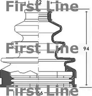 First Line FCB2525 - Putekļusargs, Piedziņas vārpsta ps1.lv