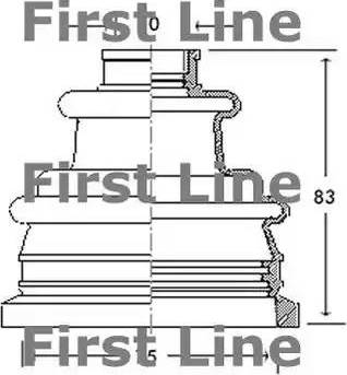 First Line FCB2089 - Putekļusargs, Piedziņas vārpsta ps1.lv