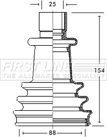 First Line FCB2115 - Putekļusargs, Piedziņas vārpsta ps1.lv