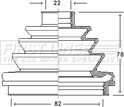 First Line FCB2110 - Putekļusargs, Piedziņas vārpsta ps1.lv