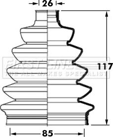 First Line FCB2399 - Putekļusargs, Piedziņas vārpsta ps1.lv