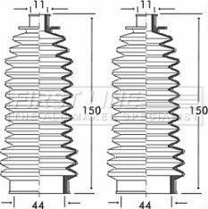 First Line FSG3146 - Putekļusargu komplekts, Stūres iekārta ps1.lv