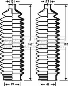 First Line FSG3285 - Putekļusargu komplekts, Stūres iekārta ps1.lv