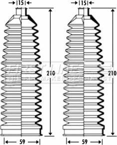 First Line FSG3274 - Putekļusargu komplekts, Stūres iekārta ps1.lv