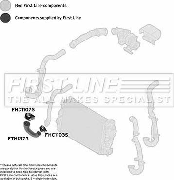 First Line FTH1373 - Pūtes sistēmas gaisa caurule ps1.lv