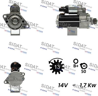 Fispa S12BH0450A2 - Starteris ps1.lv