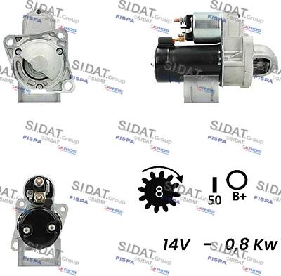 Fispa S12HY0434A2 - Starteris ps1.lv