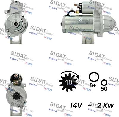 Fispa S12VA0010A2 - Starteris ps1.lv