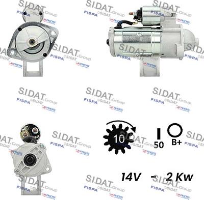 Fispa S12VA0024A2 - Starteris ps1.lv