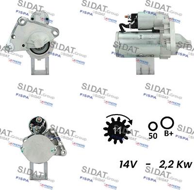 Fispa S12VA0153A2 - Starteris ps1.lv