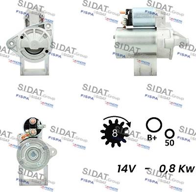 Fispa S12VA0240 - Starteris ps1.lv