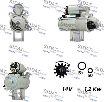 Fispa S12VS0696A2 - Starteris ps1.lv