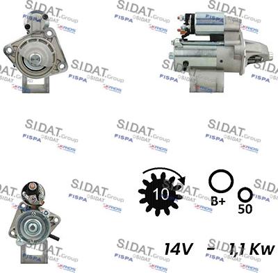 Fispa S12VS0022A2 - Starteris ps1.lv