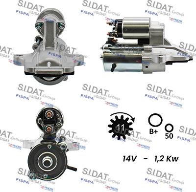 Fispa S12VS0283A2 - Starteris ps1.lv