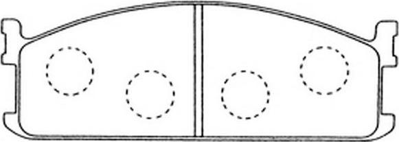 FIT FP4142 - Bremžu uzliku kompl., Disku bremzes ps1.lv