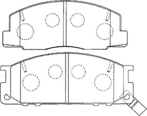 FIT FP0355 - Bremžu uzliku kompl., Disku bremzes ps1.lv