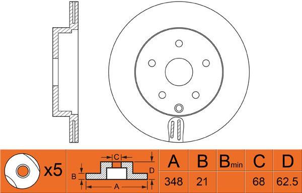 FIT FR0535V - Bremžu diski ps1.lv