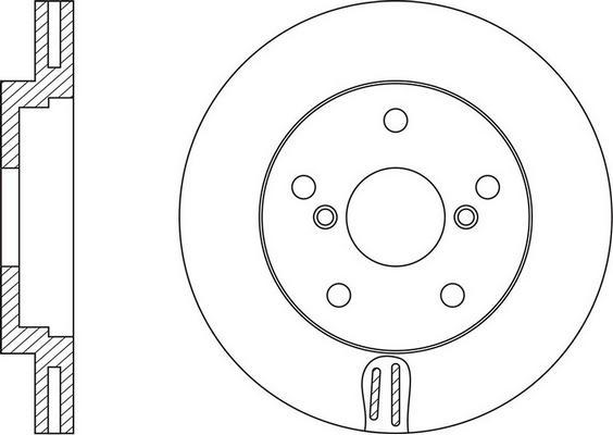 BOSCH 0 986 479 V57 - Bremžu diski ps1.lv