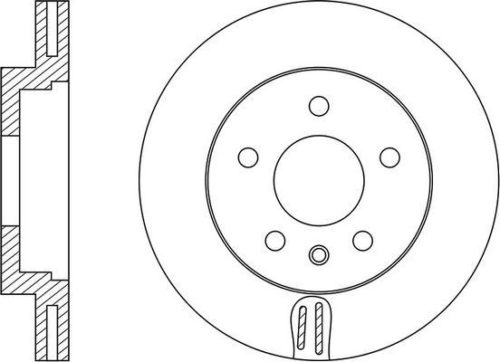 Triscan 1115-0986479154 - Bremžu diski ps1.lv