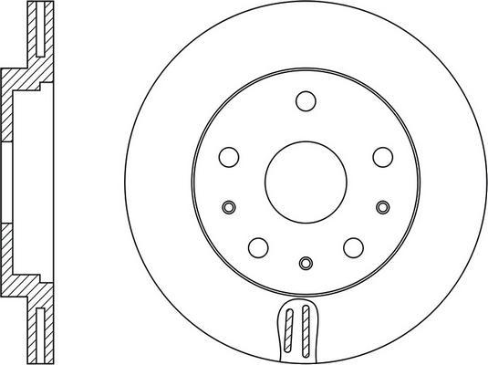 BOSCH 0 986 479 D74 - Bremžu diski ps1.lv