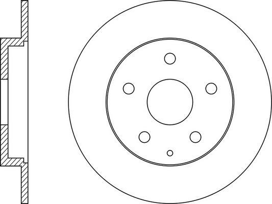 Japanparts 6103330 - Bremžu diski ps1.lv