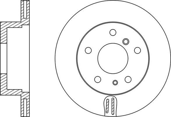 BOSCH 986478318 - Bremžu diski ps1.lv