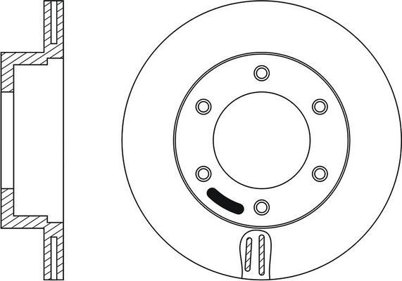 Kavo Parts BR-9342 - Bremžu diski ps1.lv