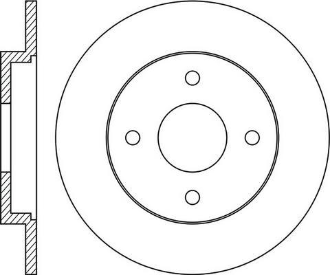 Open Parts BDA1165.10 - Bremžu diski ps1.lv