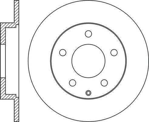 DJ Parts BD1722 - Bremžu diski ps1.lv