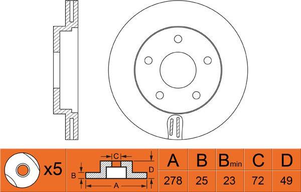 MASTER-SPORT GERMANY 24012501651-PCS-MS - Bremžu diski ps1.lv