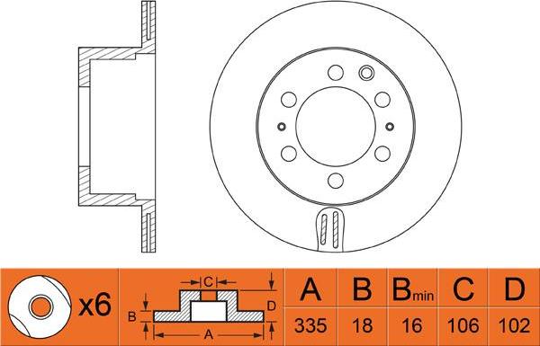 FIT FR0269V - Bremžu diski ps1.lv