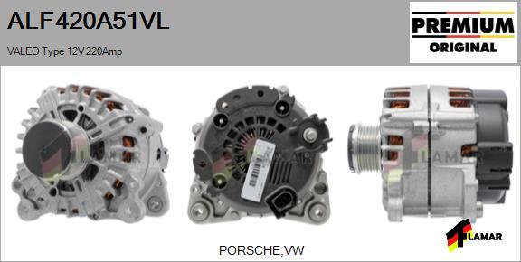 FLAMAR ALF420A51VL - Ģenerators ps1.lv