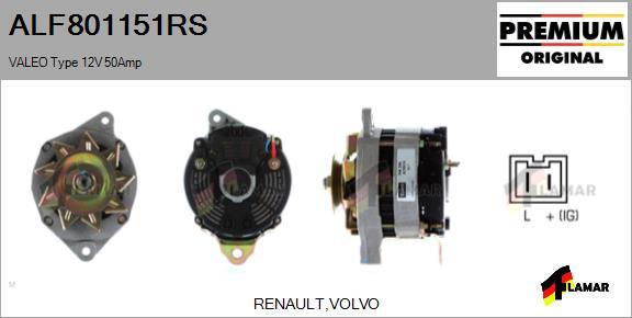 FLAMAR ALF801151RS - Ģenerators ps1.lv