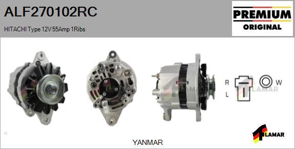 FLAMAR ALF270102RC - Ģenerators ps1.lv