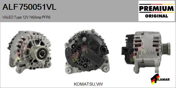 FLAMAR ALF750051VL - Ģenerators ps1.lv